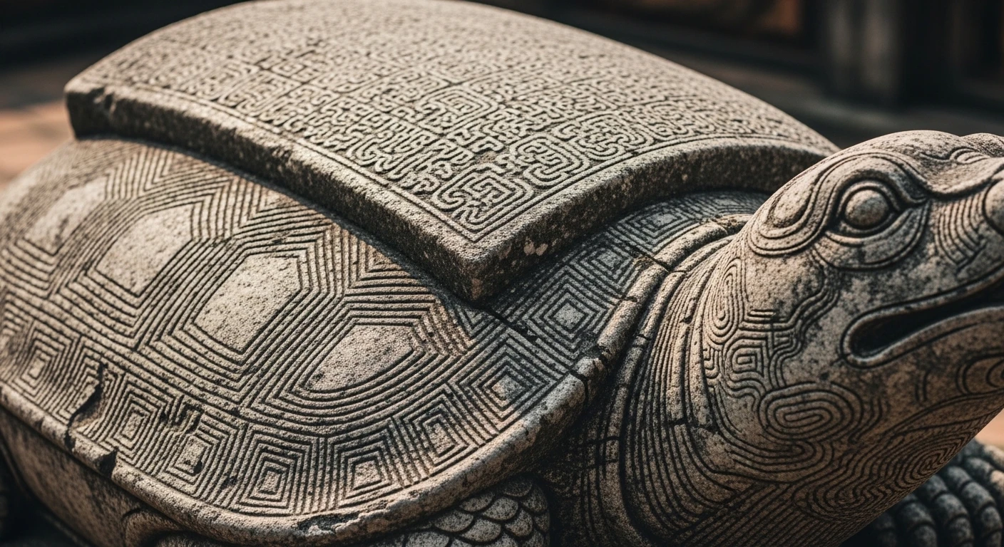 Main entrance gate of the Temple of Literature in Hanoi, Vietnam