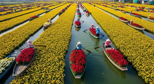 Dong Thap Wetlands: Sa Dec Flowers and Grilled Field Rat