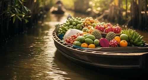 Life on a Sampan: 24 Hours with a Mekong Delta River Family